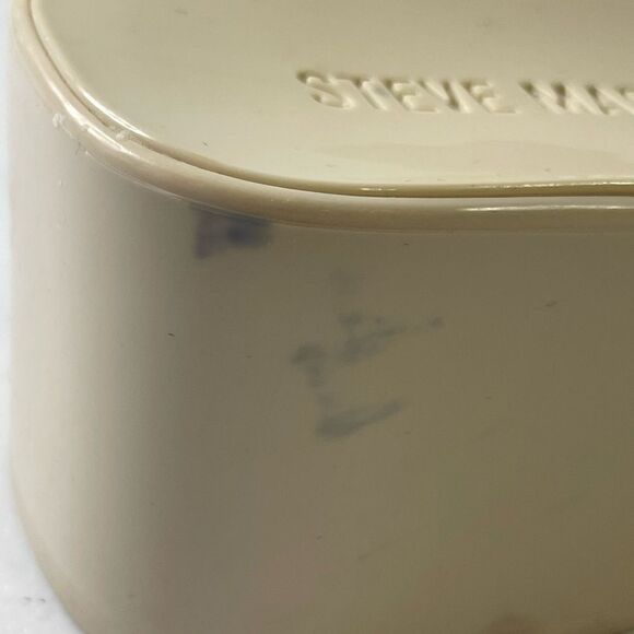 Crème vintage Steve Madden plastic sandals size 10 - Picture 4 of 6